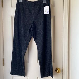 Liz Claiborne Grey and Black Filigree Design Pants